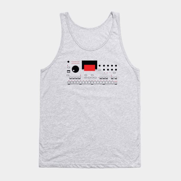 MachineDrum Drum Machine Tank Top by Atomic Malibu